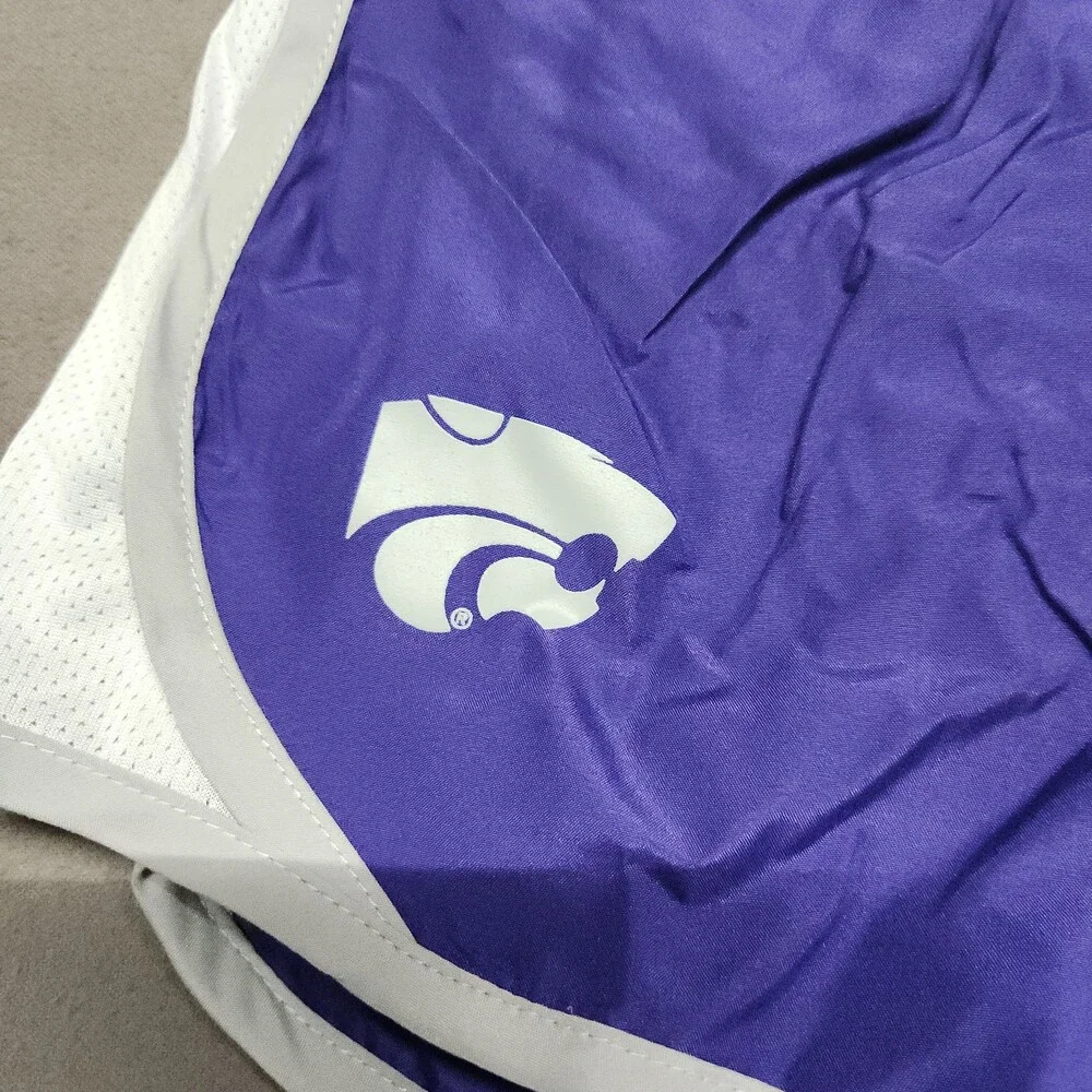 Nike Kansas St State Wildcats Dri-Fit Athletic Shorts Youth M Med Purple 144